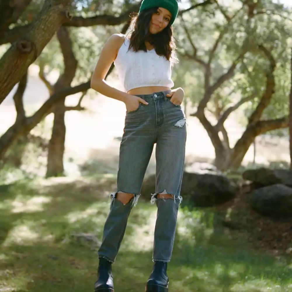 AE Ripped Mom Jean